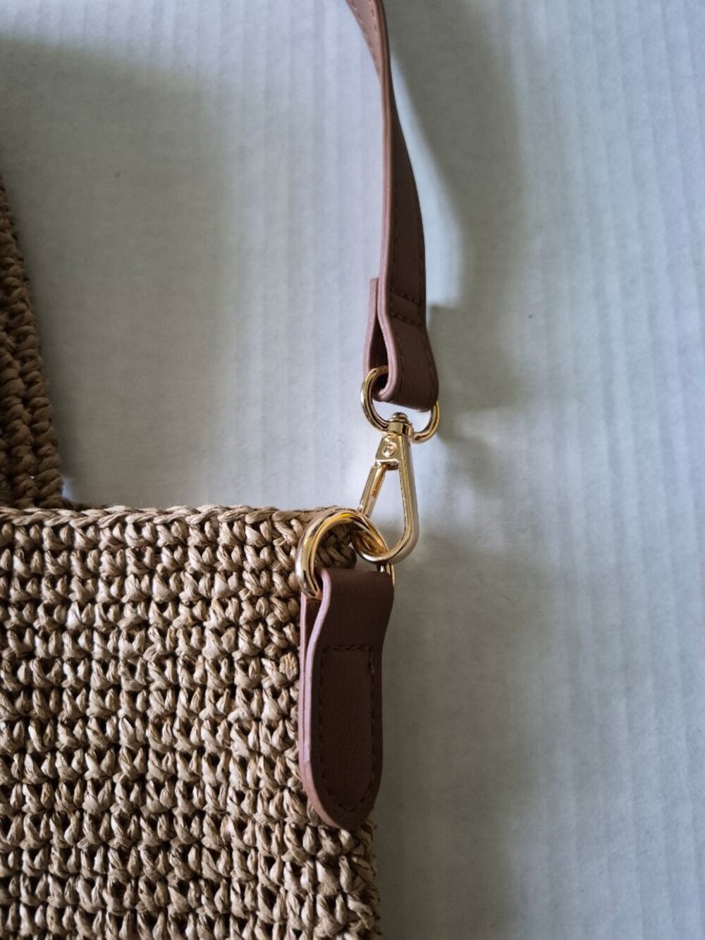 Haute Hippie Raffia Woven Handle Crossbody Bag - Picture 5 of 12